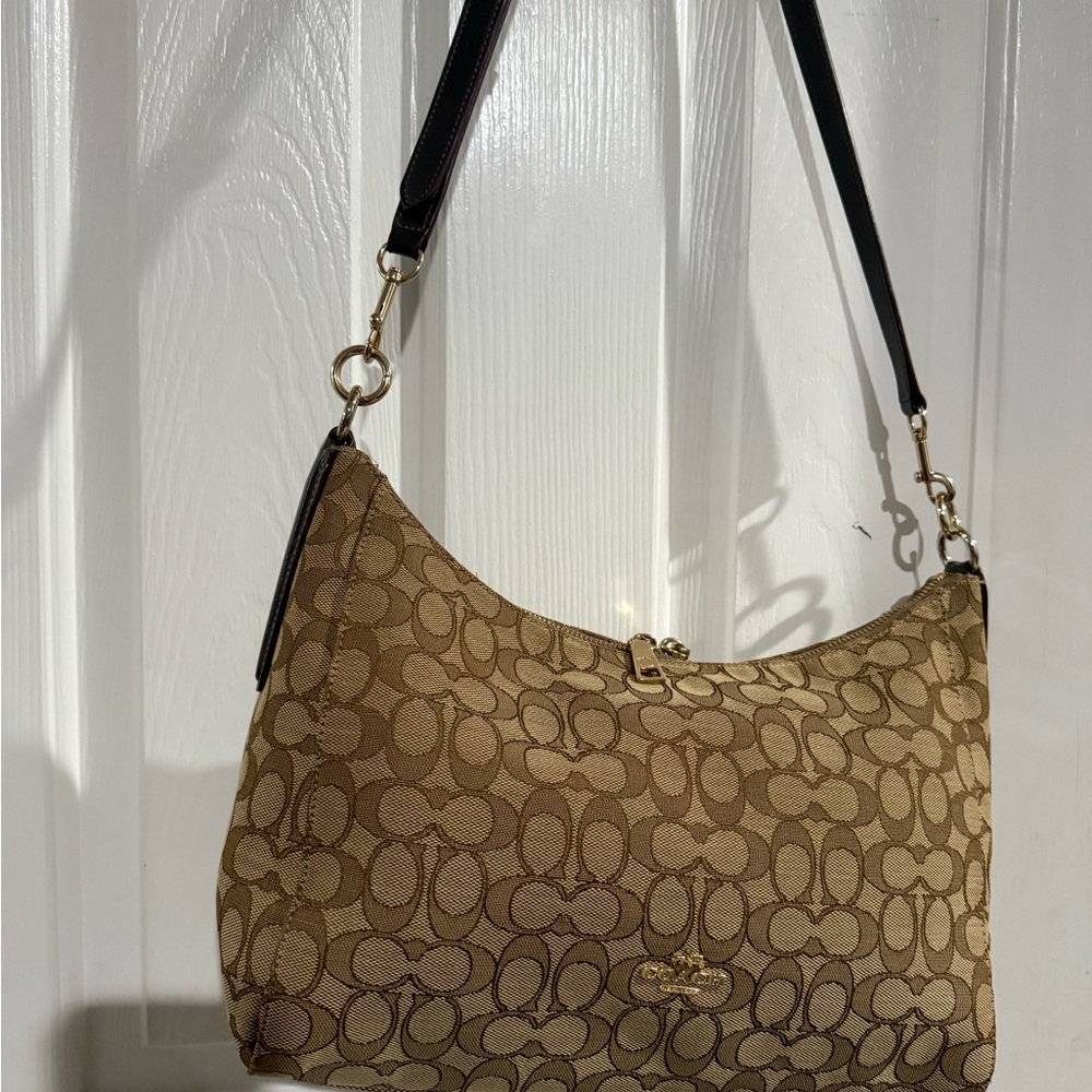 Coach Brown Signature crossbody bag